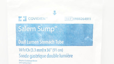 Covidien 8888264911 Salem Sump Dual Lumen Stomach Tube 10Fr. x 36inch